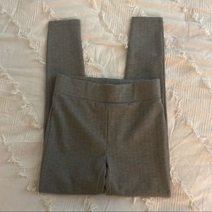 new loft heather grey business pant leggings